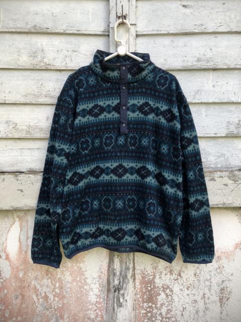 Other Designers L.L. Bean - Vintage L.L. Bean Aztec Tribe Printe Fleece Jumper