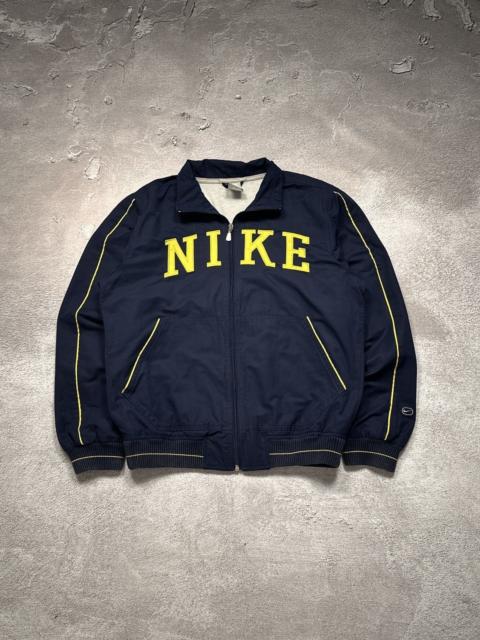 Nike Vintage 00s Nike Big Centre Logo Zip Track Jacket Sweatshirt