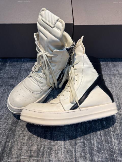 Rick Owens Rick Owens Inverted-Triangle White Black Sneakers