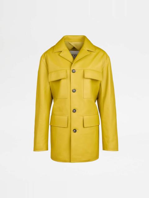 Tod's SAFARI JACKET IN LEATHER