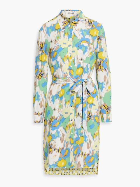 DIANE VON FURSTENBERG Prita printed crepe shirt dress