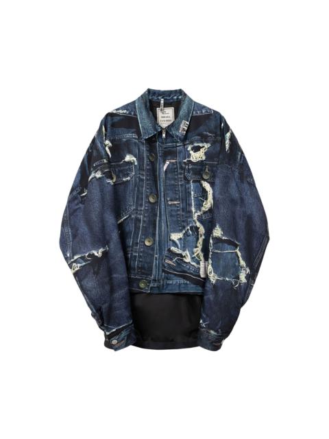 Maison Mihara Yasuhiro Trompe L'Oeil Denim Jacket 'Indigo'
