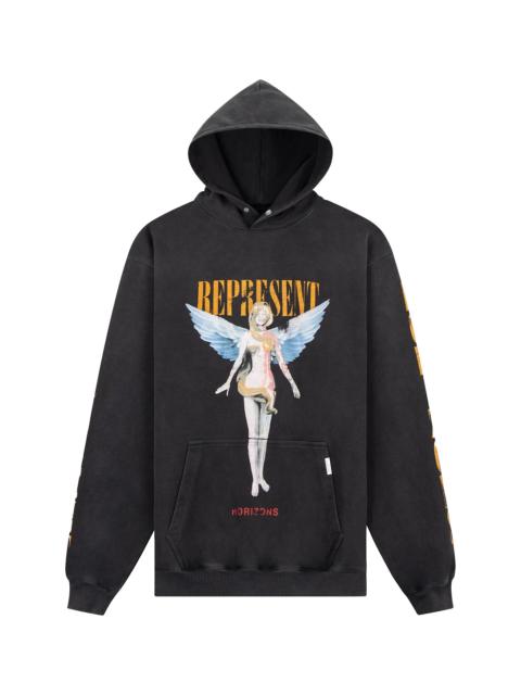 REPRESENT Reborn Hoodie "Aged Black"