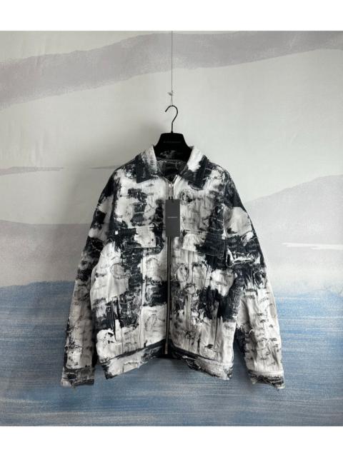 Givenchy Givenchy Distressed Zip-Up Denim Jacket