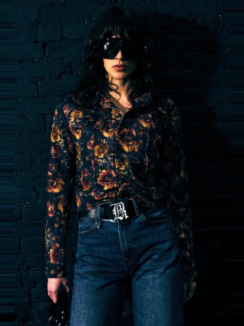 R13 SKINNY TRUCKER JACKET