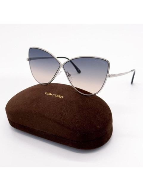 TOM FORD NEW TOM FORD TF569 16B SILVER WOMEN SUNGLASSES ELISE-02 FT05