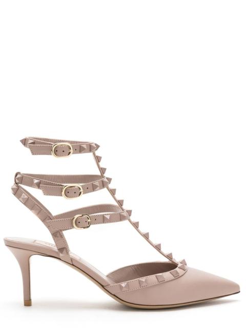 Valentino Garavani Rockstud leather slingback pumps