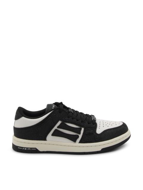 AMIRI black and white leather sneakers