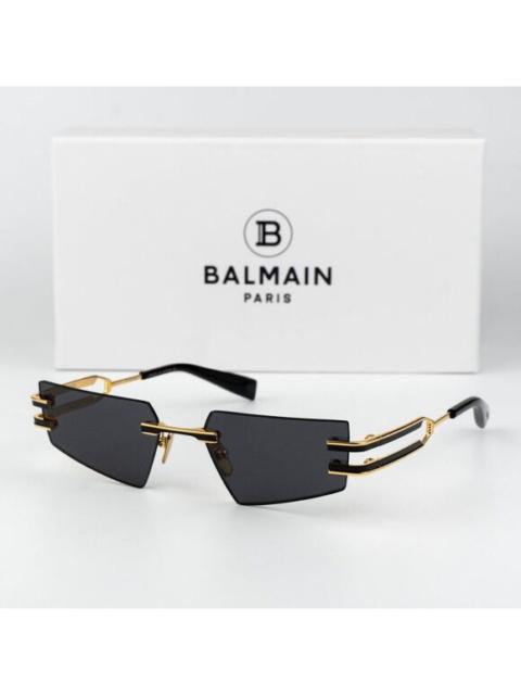 Balmain Balmain Women Sunglasses Titanium Gold Black Grey Geometric FIXE BPS-123A-54
