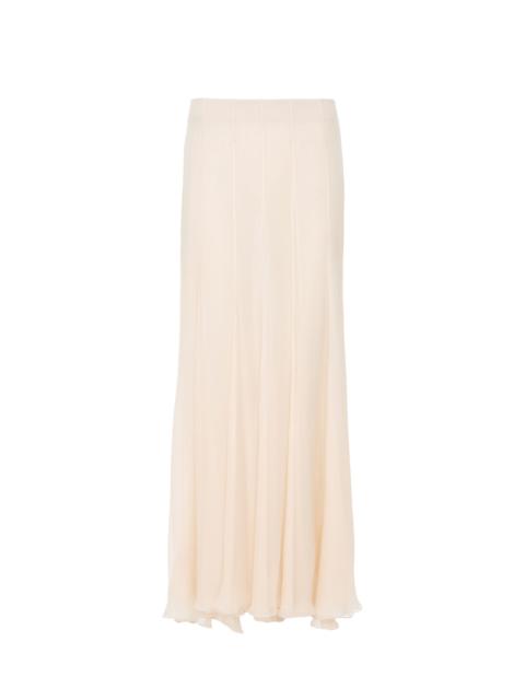 Chloé FLUID MAXI SKIRT IN SILK MOUSSELINE