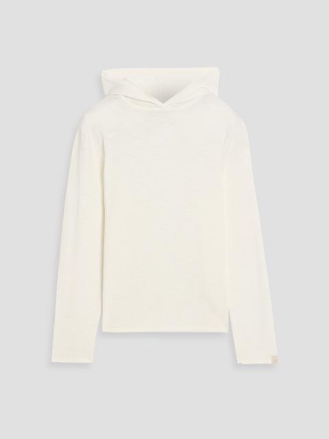 rag & bone Cotton and linen-blend hoodie