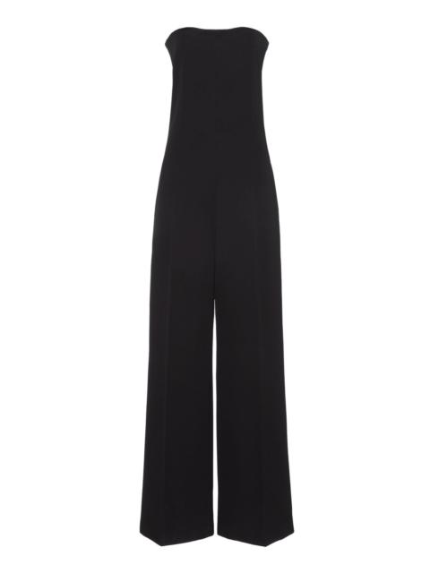 Bottega Veneta Sartorial Grain de Poudre Jumpsuit black
