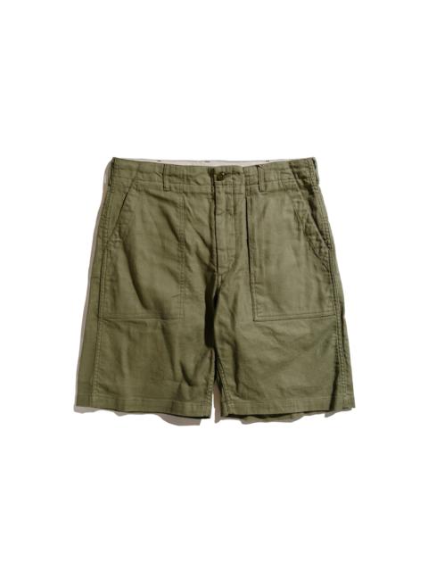 Engineered Garments Fatigue Short Olive CL Java Cloth