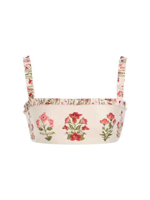 Agua by Agua Bendita Exclusvie Olmo Bikini Top print