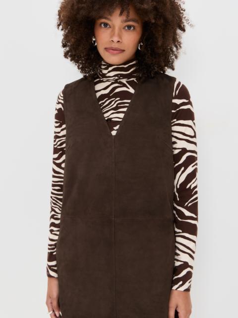 SIMONMILLER Fountain Suede Mini Dress