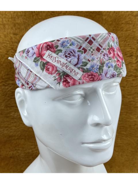 Other Designers Vintage - vintage YSL bandana handkerchief neckerchief scarf HC0570