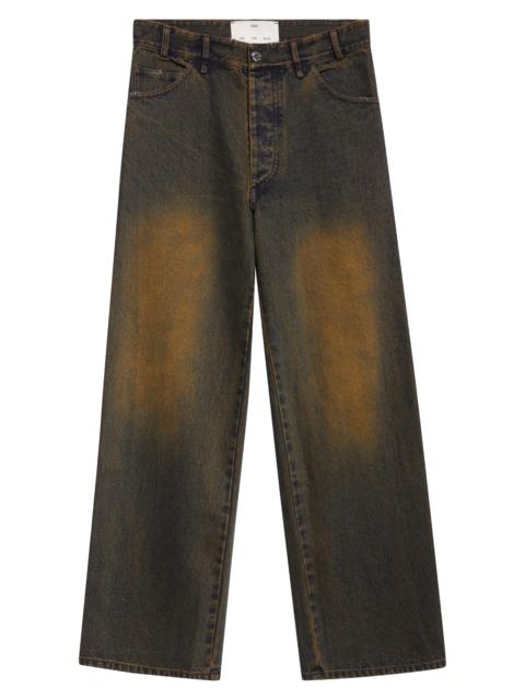 Song for the Mute SONG FOR THE MUTE Baggy Jeans in Brown at Nordstrom