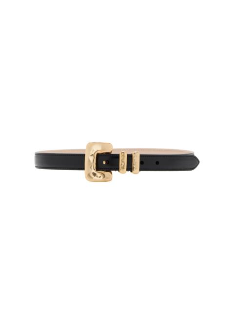 DÉHANCHE Tetra Leather Belt black