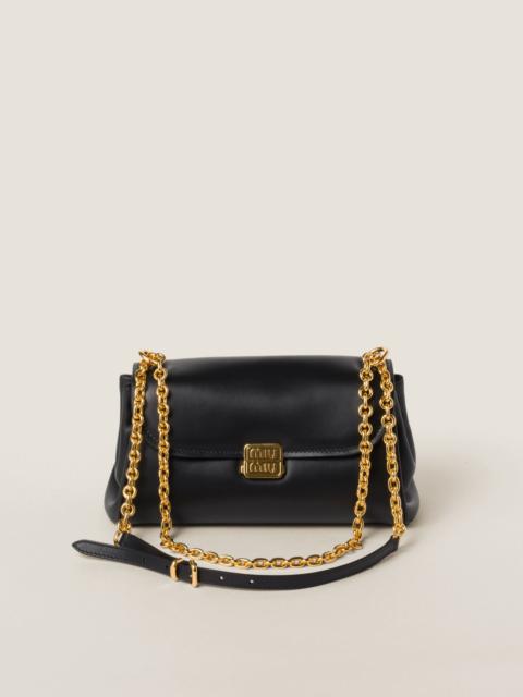 Leather shoulder bag