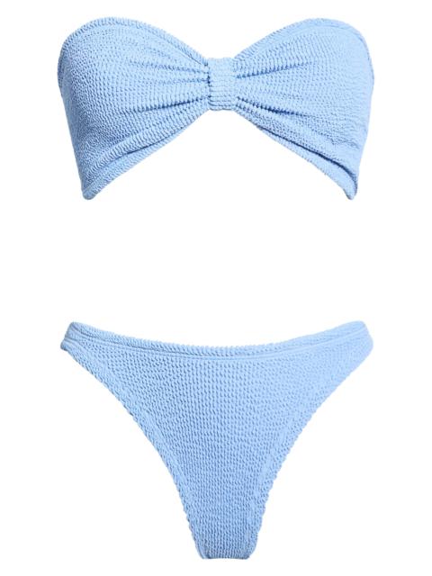 Hunza G Hunza G Jean Crinkle Bandeau Two-Piece Swimsuit in Cornflower at Nordstrom