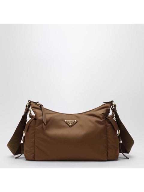 Prada Prada Prada Explore Large Brandy Bag In Re-Nylon And Leather Women