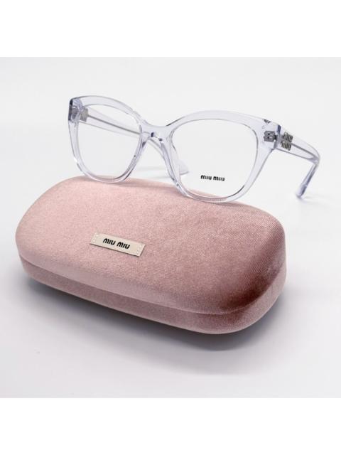 Miu Miu NEW MIU MIU MU05XV EYEGLASSES, MIU MIU WOMEN TRANSPARENT CAT
