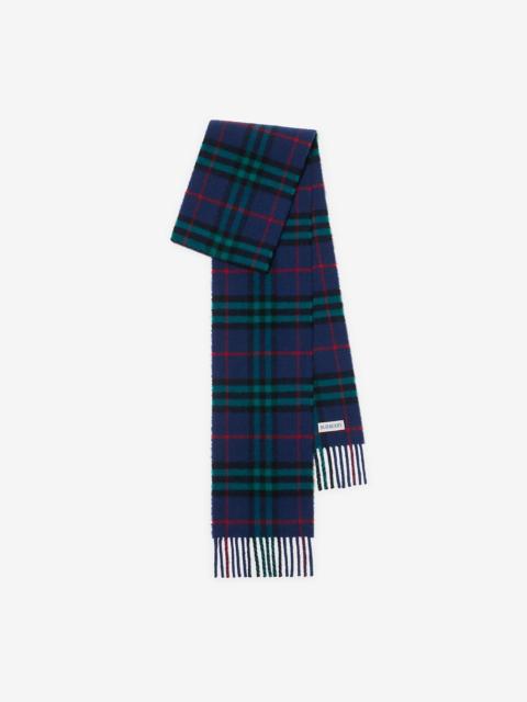 Burberry Narrow Check Cashmere Scarf