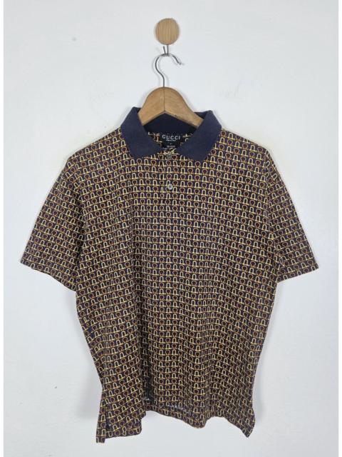 GUCCI Vintage Gucci chain polo shirt