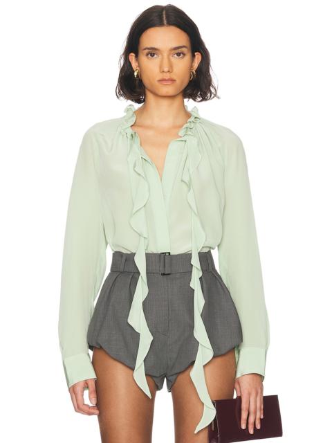 Victoria Beckham Ruffle Blouse