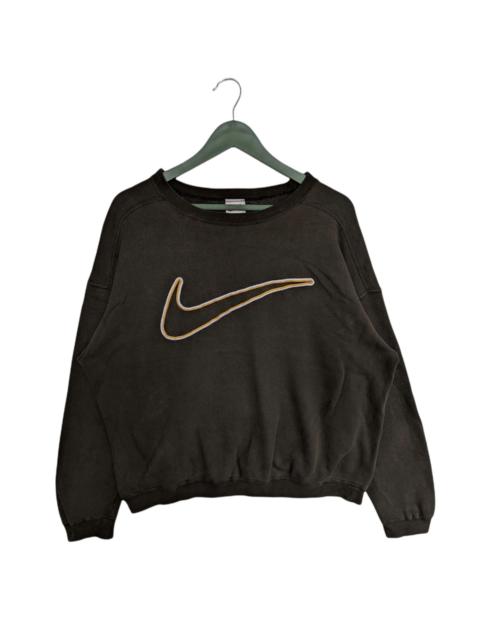 Nike Vintage 90s Nike Embroidery Swoosh Sweatshirt