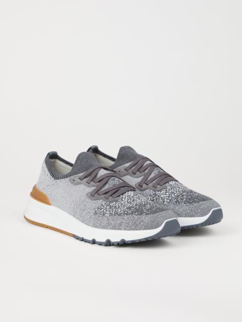 Brunello Cucinelli Cotton chiné knit runners