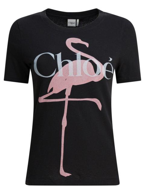 Chloé Chloé Women Cotton T-Shirt With Logo
