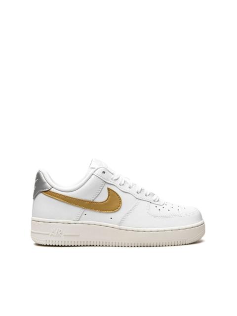 Nike Air Force 1 "White/Gold/Silver" sneakers