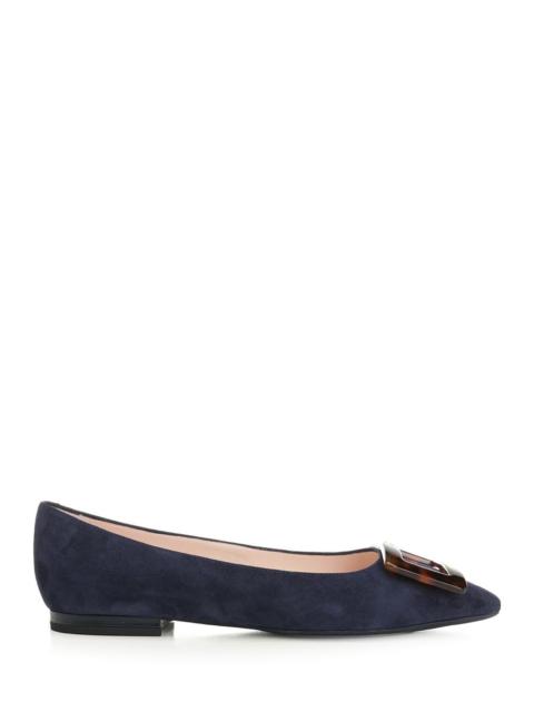Roger Vivier Roger Vivier Women Gommettine Suede Ballerinas
