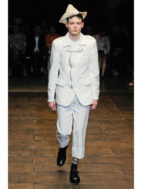 SS12 Runway Poly Biker Jacket