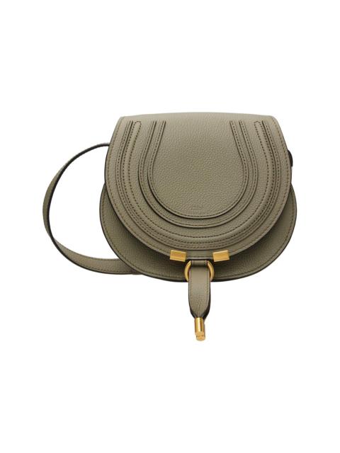 Chloé Taupe Small Marcie Saddle Bag