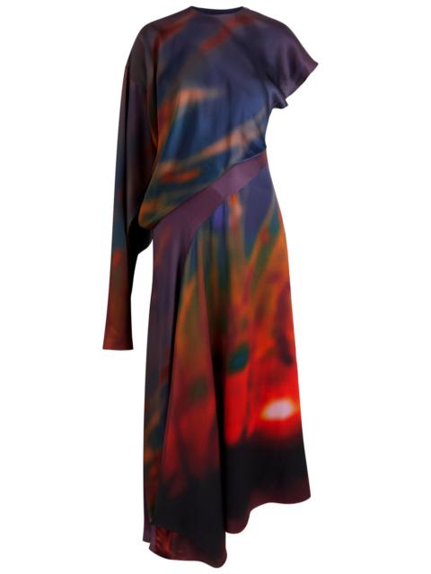 Roksanda Roksanda Alia Draped Silk-satin Midi Dress