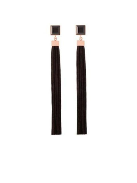 Other Designers Fay Rose Gold Fringes Crystal Earrings