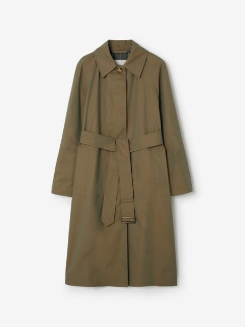Burberry Long Gabardine Car Coat