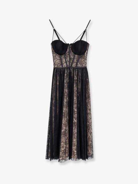 ELISABETTA FRANCHI Elisabetta Franchi Events Lace Dress Black