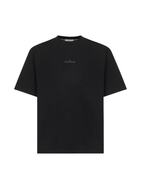 Stone Island Black jersey printed T-shirt