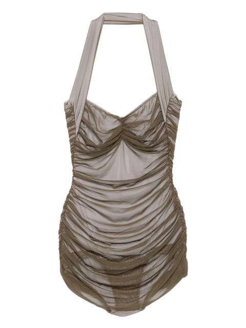 NORMA KAMALI Bill Mio halter-neck swimsuit