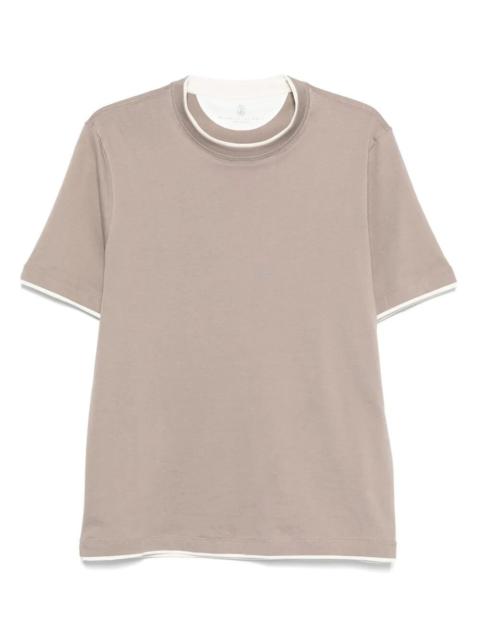 Brunello Cucinelli T-Shirt With Faux-Layering