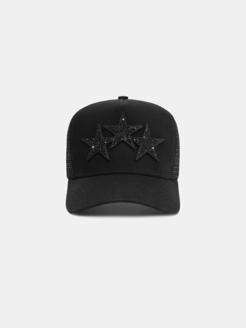 AMIRI CRYSTAL 3 STAR TRUCKER HAT