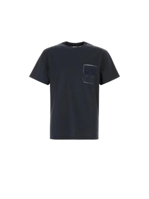 Loewe LOEWE $790 Navy Blue Jersey T-Shirt New & Authentic (Men's s