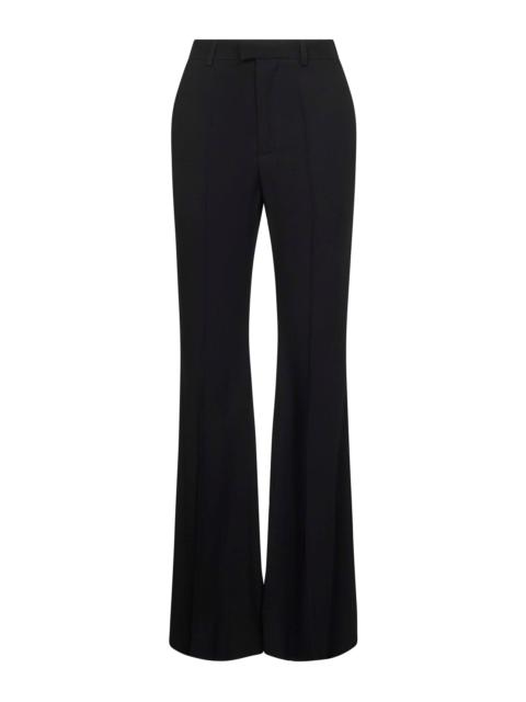 BALENCIAGA Black fluid viscose Flared trousers