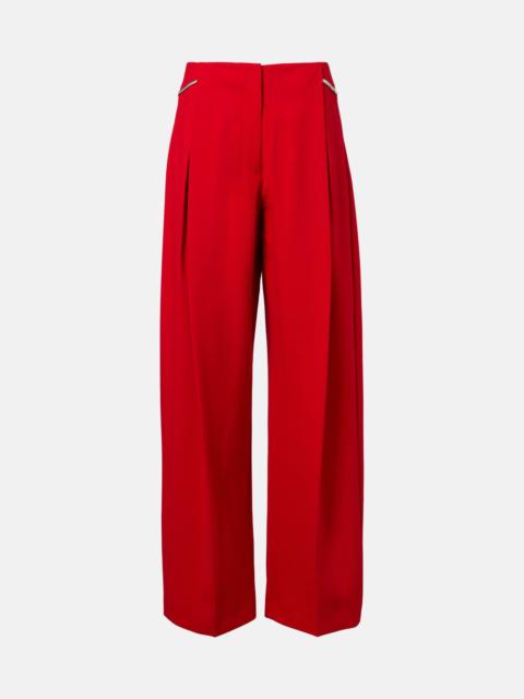 Sportmax High-rise wide-leg pants