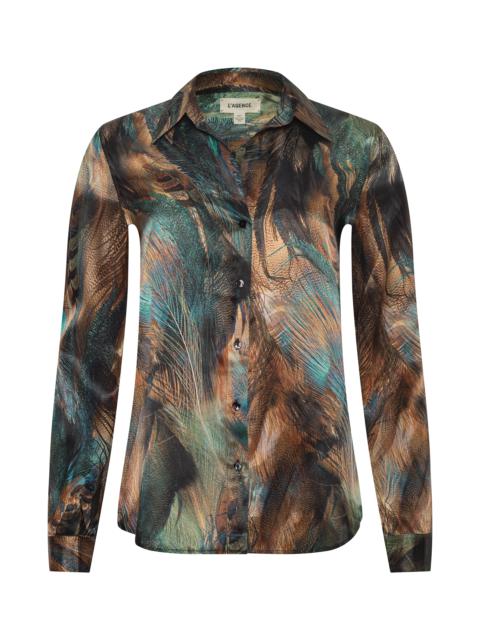 L'AGENCE Tyler Silk Blouse