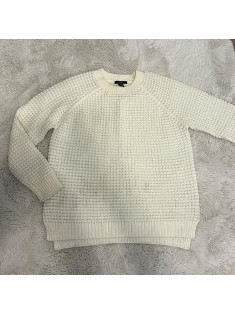 Other Designers Forever 21 White Waffle Knit Sweater