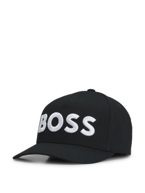 BOSS COTTON-TWILL CAP WITH EMBROIDERED LOGO